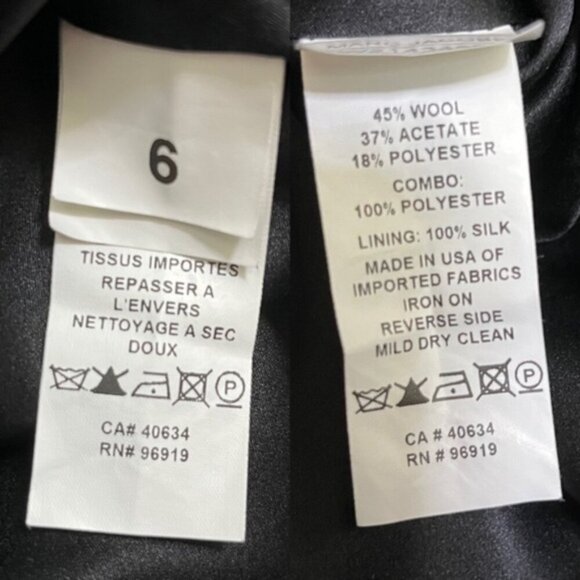 NWT Marc Jacobs Silver Metallic V-Neck Mini Dress Women Sz 6 - Picture 11 of 11